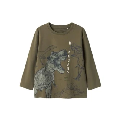Afbeelding van NAME IT MINI longsleeve olijfgroen