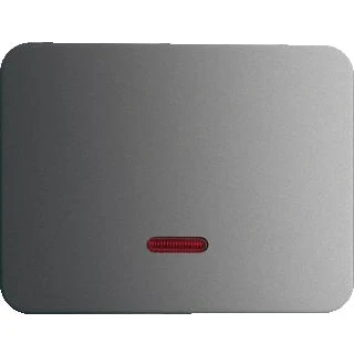 Afbeelding van Abb busch jaeger alpha enkele drukker kunststof dimmer ip20 titanium 2cka006599a2870