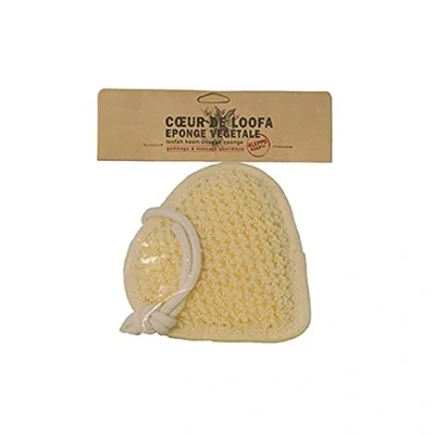 Afbeelding van Aleppo Soap Co Loofa natuurspons hart 1 stuks
