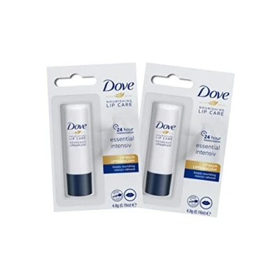 Afbeelding van Dove Nourishing Lipcare 4,8 g Essential Intensief Lippenbalsem 2 pack