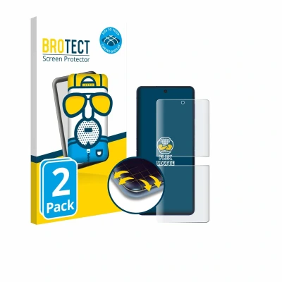 Afbeelding van BROTECT Screenprotector voor Samsung Galaxy Z Flip 7 Folie Beschermfolie matte volledig dekking (2 Stuks)