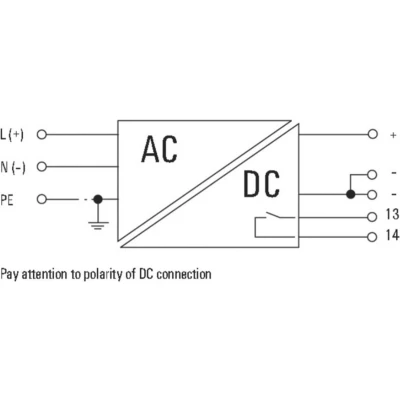 Afbeelding van Weidmuller voeding din railmontage 85264vac 24vdc 10a 240w 1469490000