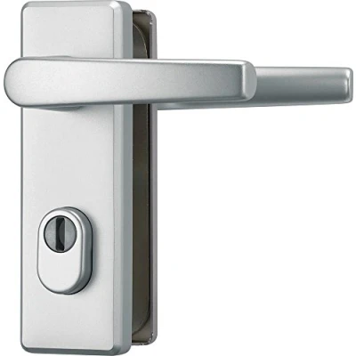 Afbeelding van ABUS Deur beschermbeslag KKZS700 F1 aluminium met dubbelzijdige drukknop 20726