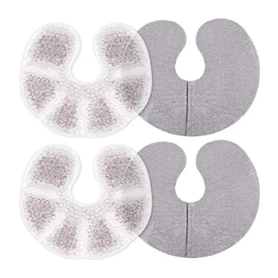 Afbeelding van Navaris set van 2 thermokompressen Hot cold pack Voor warm of koud gebruik Herbruikbare gelpads inclusief zachte hoes borstvoeding