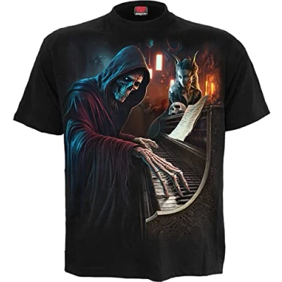 Afbeelding van Spiral Midnight Blues Heren Tshirt M Zwart