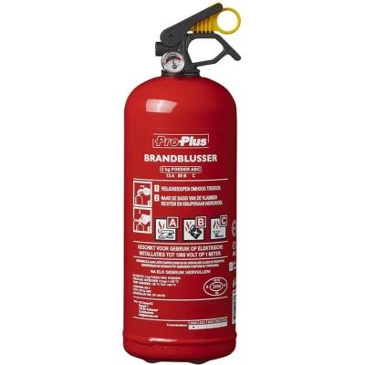 Afbeelding van Brandblusser 2kg ABC poeder Manometer