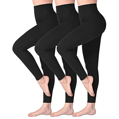 Afbeelding van SINOPHANT Legging met Hoge Taille Voor Vrouwen Boterachtig Zacht Niet Transparante Buikcontrole, Plus maat Workout Gym Yoga Rekbare Broek