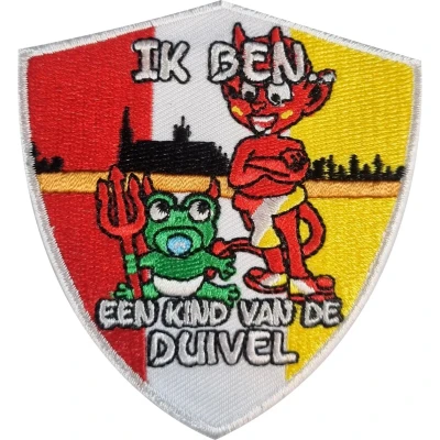 Afbeelding van Fjesta© Oeteldonk Embleem Kind van de Duivel Carnaval Den Bosch