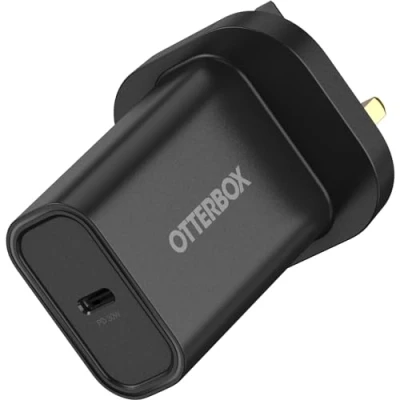 Afbeelding van OtterBox UK Snelle Lading Muurlader (30 W), USB lader, Zwart
