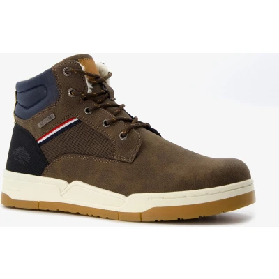 Afbeelding van Blue Box gevoerde heren veterboots bruin Maat 46 Uitneembare zool