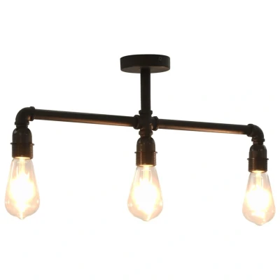 Afbeelding van Plafondlamp 3xE27 zwart