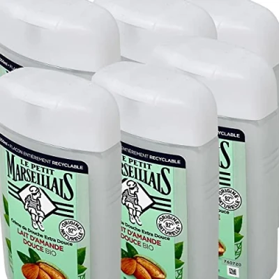 Afbeelding van Le Petit Marseillais Douchegel met amandelmelk 6 x 250 ml uit Frankrijk