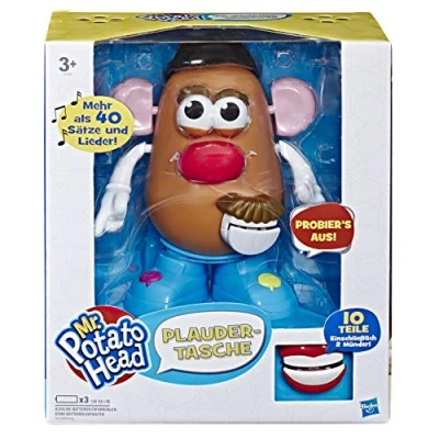 Afbeelding van Playskool E4763100 Mr. Potato Head plaudertas, elektronisch interactief speelgoed voor kinderen vanaf 3 jaar, multicolor