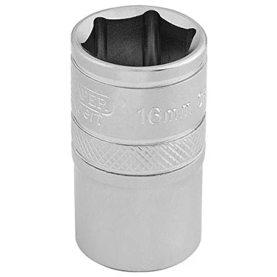 Afbeelding van Draper 16606 1/2 &quot;Vierkante aandrijving 6 Punt Socket, 16mm Grootte