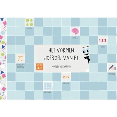 Afbeelding van GrandPi doeboek Het vormen van Pi ontdek vierkanten