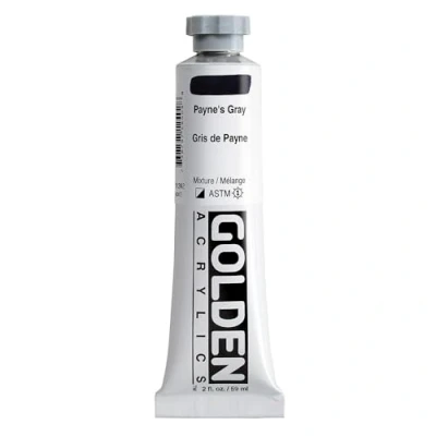 Afbeelding van Golden Heavy Body Acrylverf Serie 2 Paynes Gray (1240 2) 59 ml