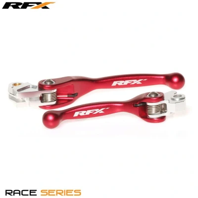 Afbeelding van RFX Race Series Gesmede Flexibele Hendels Rood Kawasaki KX65 2000 2017 KX85 KX125 KX250 2008 Suzuki RMZ250 2007 RMZ450 2005