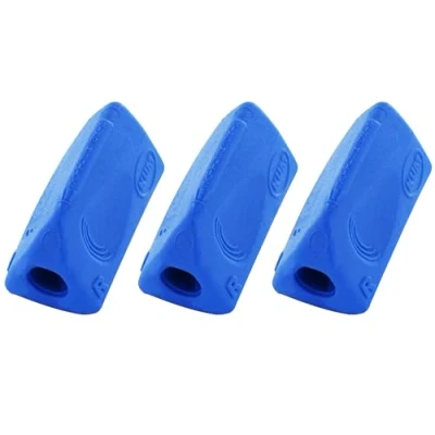 Afbeelding van KUM AZ406.02.16 B Schrijfhulp Sattler Tri Grip voor rechts en linkshandigen, blauw, 3 stuks