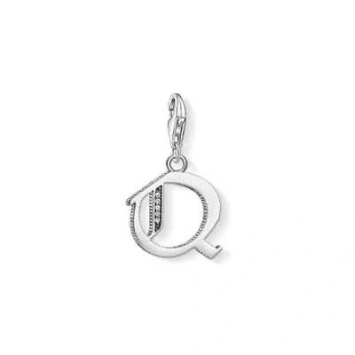 Afbeelding van Thomas Sabo Charm Club Hanger (Letter Q) Zilver