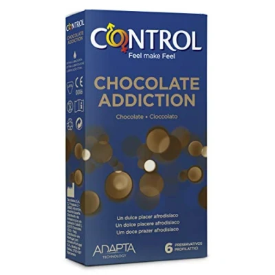 Afbeelding van Control Chocolate Addiction, 6 condooms met chocolade smaak