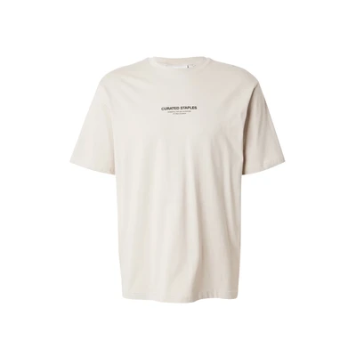 Afbeelding van Only &amp; Sons Onscurated Tshirt print, Heren, Maat: XS, Silver lining
