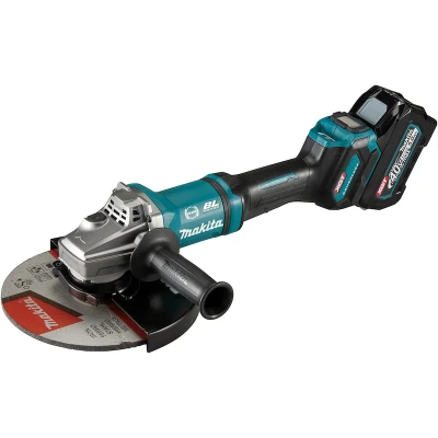 Afbeelding van MAKITA GA038GT201 40Vmax XGT haakse accu slijper 230mm AWS in koffer (2x 5,0Ah + lader)