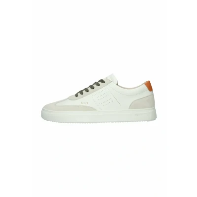 Afbeelding van Blackstone SLATE HARPER PERF White Orange Sneaker (low) Man Maat: 40