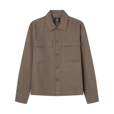 Afbeelding van Springfield Overhemd, Heren, Maat: Large, Beige