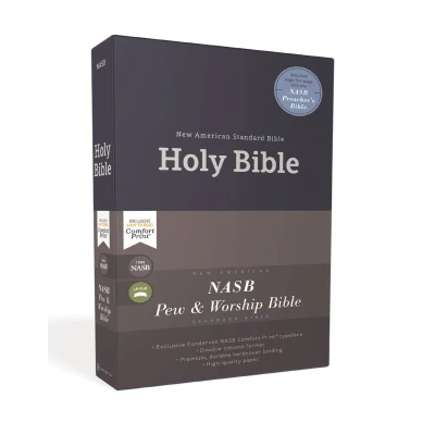 Afbeelding van NASB, Pew and Worship Bible, Hardcover, Blue, 1995 Text, Comfort Print