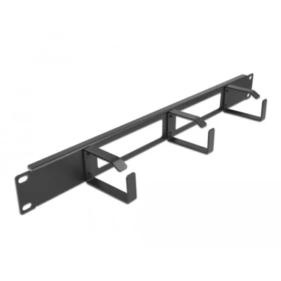Afbeelding van Delock 19″ kabelmanagement patchpaneel met 2 openingen en 3 beugels