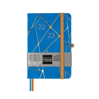 Afbeelding van Finocam Agenda 2022 2023 Minimal 18 maanden horizontale weekweergave juli december (18 maanden) Geometric Internationaal