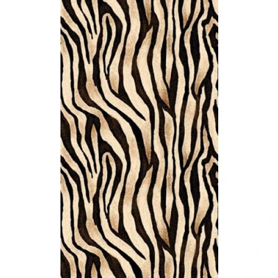 Afbeelding van Dierenprintbehang in tijgeroptiek, bijzondere behang vachtoptiek 398311, vliesbehang met zebrafell 39831 1, glad oppervlak, BRICOFLOR.nl