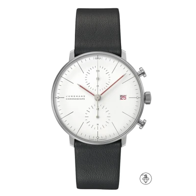 Afbeelding van Junghans Max Bill Chronoscope Bauhaus 27/4303.02 titanium horloge automatisch uurwerk luxe heren vintage