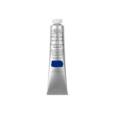 Afbeelding van Winsor &amp; Newton 2337514 Professionele acrylverf, hoge dekking, kunstenaarskwaliteit, lichtecht 200ml Tube, Phthalo Blue Red Shade