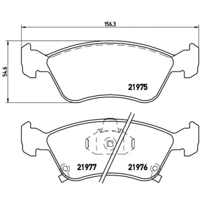 Afbeelding van Brembo Remblokset P 83 041