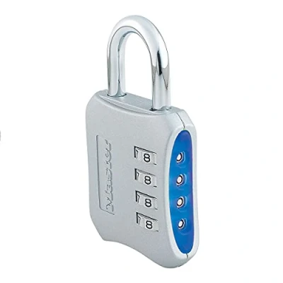 Afbeelding van MasterLock Hangslot 4 cijferig Ø6/50mm diverse kleuren