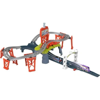 Afbeelding van ​Fisher Price Thomas &amp; Friends race for the Sodor Cup and Kana push along train track set kids ages 3 years older