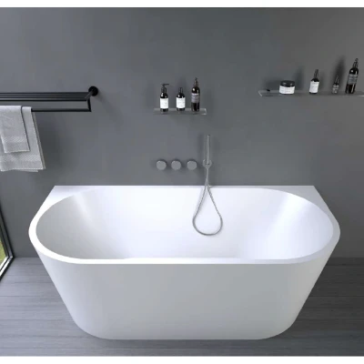 Afbeelding van Ligbad Ideavit Alexa Arcryl 170x80x58 cm Wit Mat