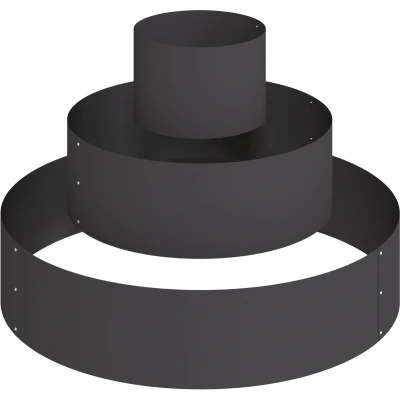 Afbeelding van vidaXL Metaal Plantenbak Staal/zwarte Staal Groot Modulaire