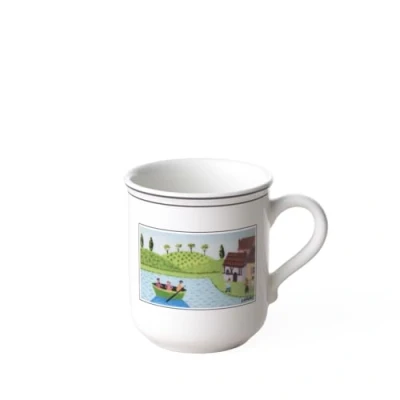 Afbeelding van Villeroy en Boch Design Naif koffiebeker Kahn, 300 ml, hoogte: 9,1 cm, premium porselein, kleurrijk