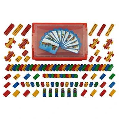 Afbeelding van Klein Toys Manetico bouwset box 104 stuks 12 bouwplannen geschikt voor kinderen vanaf 1 jaar