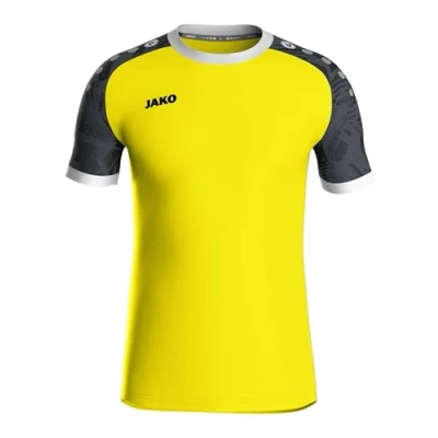 Afbeelding van JAKO Shirt Iconic KM zachtgeel/zwart XXL