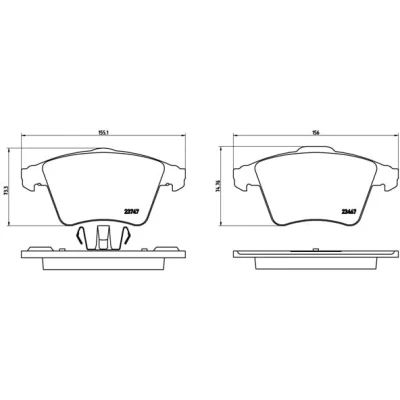Afbeelding van Brembo Remblokset P 85 106