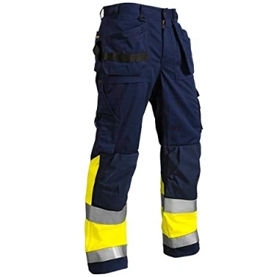 Afbeelding van Blaklader Werkbroek High Vis 1529 1860 Marine/High Geel D104