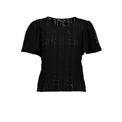 Afbeelding van Only ONLRIVERSIDE S/S FLAIRED Top JRS Black XS
