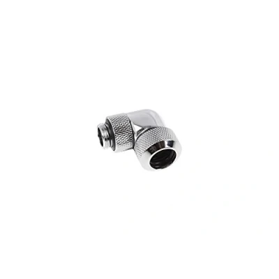 Afbeelding van Alphacool 13mm ijspegel 90 draaibaar, Aansluitingen voor waterkoeling, Zilver