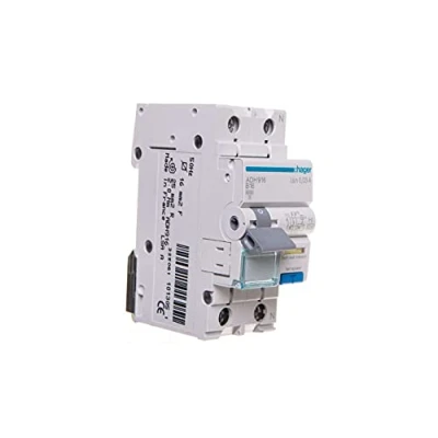 Afbeelding van HAGER 1PN 6KA B 16A 30MA KL HI ADH916