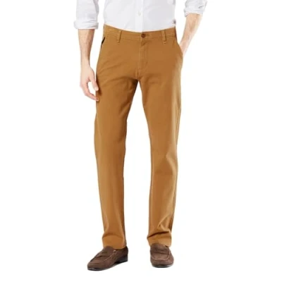Afbeelding van Dockers Ultimate 360 Chino Slim Casual Pants, Dark Ginger, 32W / 32L, Ginger., 32L