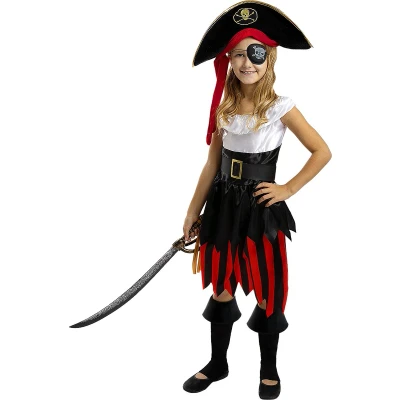 Afbeelding van FUNIDELIA Piraten kostuum zeerover Collectie 5 6 jaar (110 122 cm)