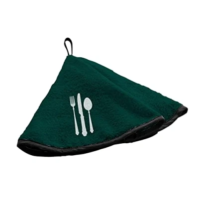 Afbeelding van Douceur d&#039;Intérieur ESSUIE mail bestek, rond, smaragd, (0) 60 cm